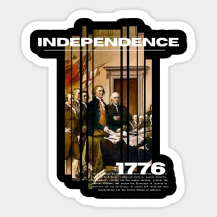 Independence 1776 Sticker